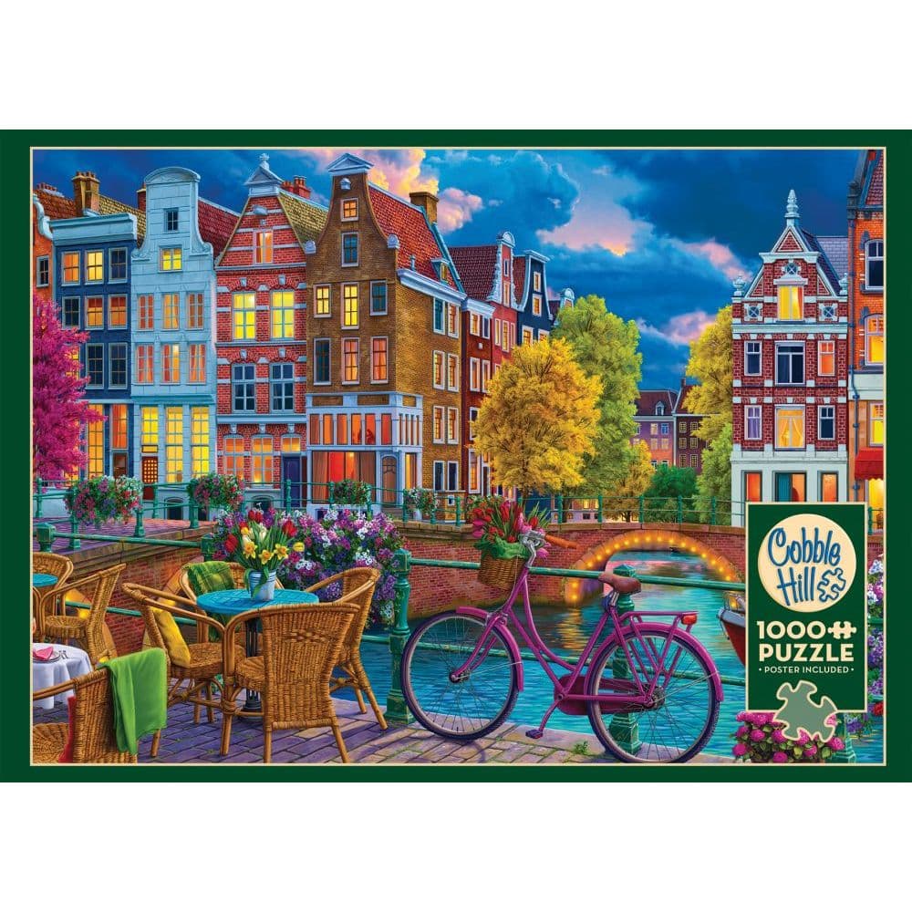 Cozy Street 1000 Piece Puzzle Main Product Image