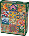 image Twelve Days of Christmas Quilt 1000 Piece Puzzle Box View width="1000" height="1000"