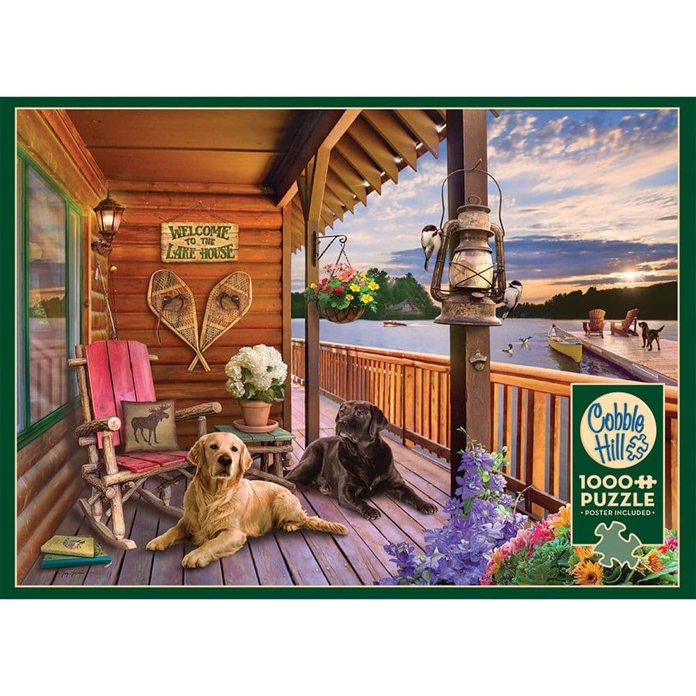 image Welcome to the Lake House 1000 Piece Puzzle Main Product  Image width=&quot;1000&quot; height=&quot;1000&quot;
