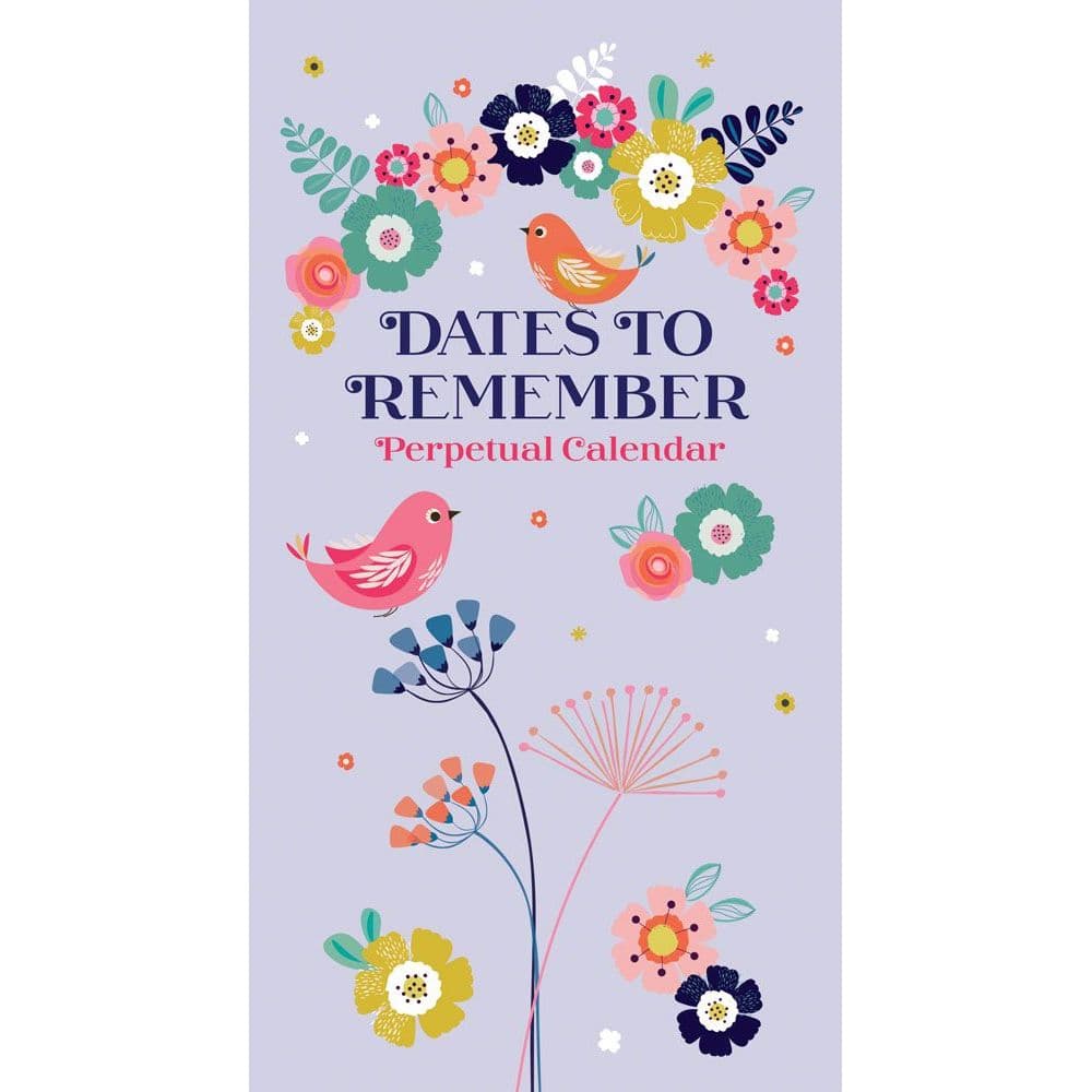 Dates To Remember Perpetual Wall Calendar - Calendars.com Dates To Remember Perpetual Wall Calendar - Calendars.com