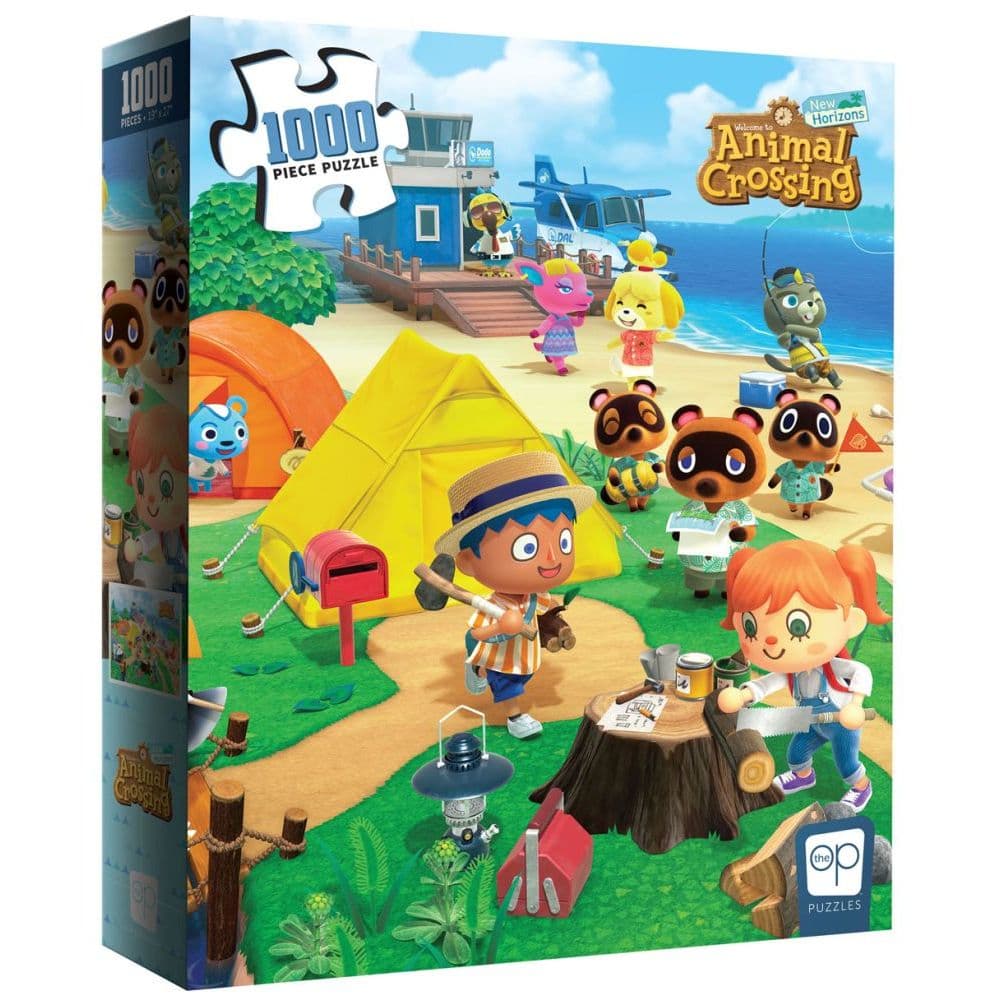Animal Crossing Welcome 1000 Piece Puzzle Main Product  Image width=&quot;1000&quot; height=&quot;1000&quot;