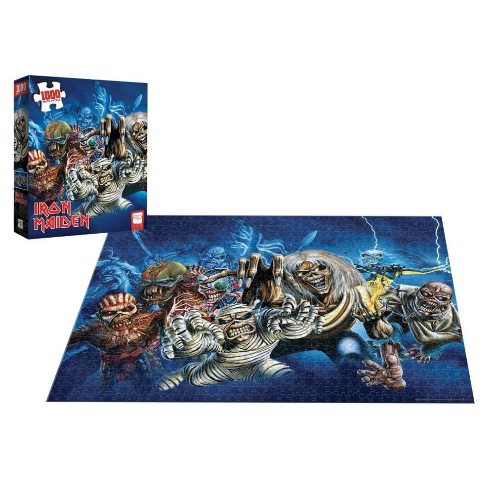 Iron Maiden Faces of Eddie 1000 Piece Puzzle 2nd Product Detail  Image width=&quot;1000&quot; height=&quot;1000&quot;