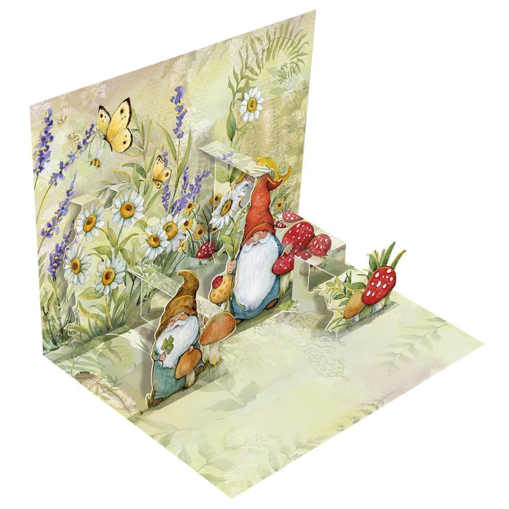 Garden Gnomes Popup Notecards Main Product  Image width=&quot;1000&quot; height=&quot;1000&quot;