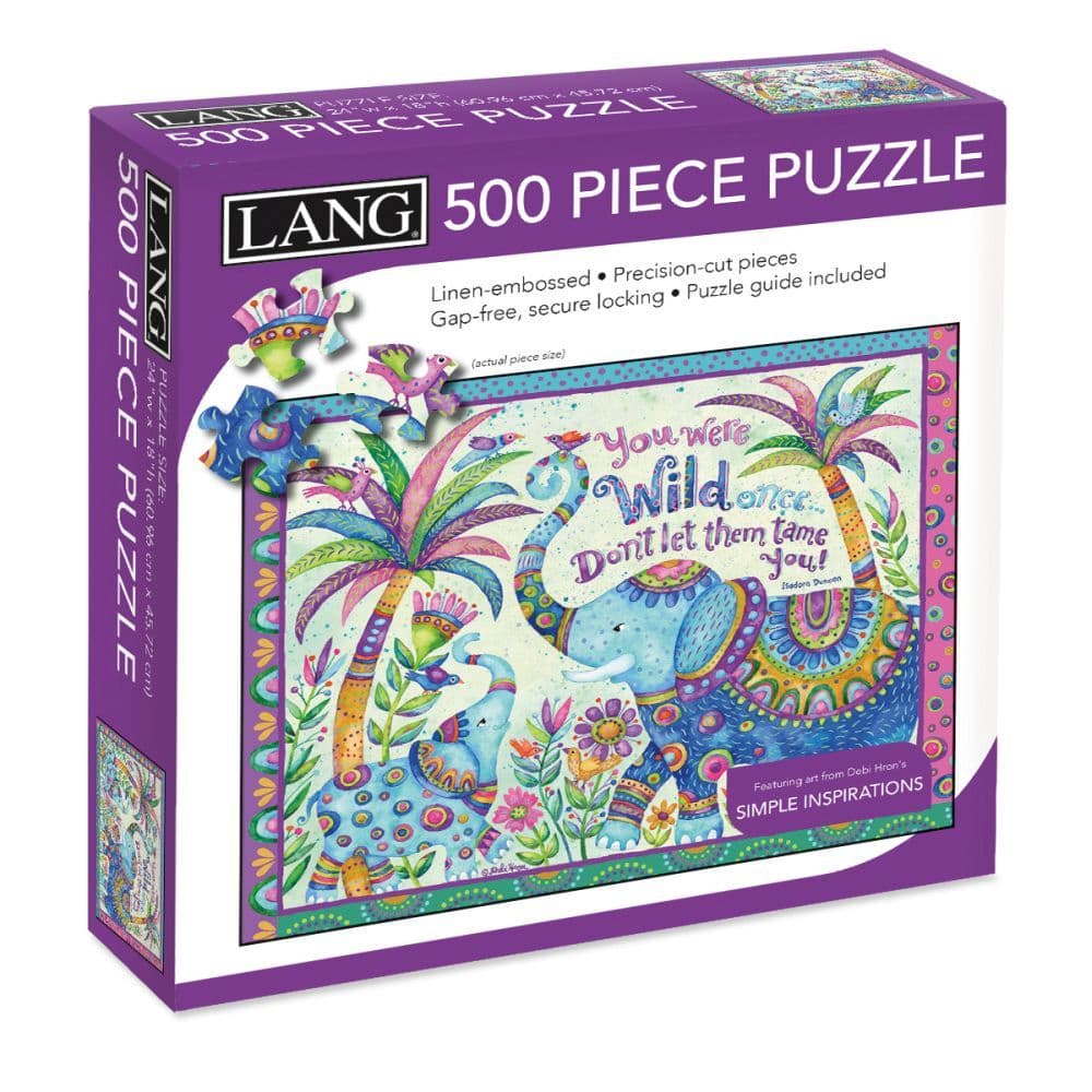 Electric Elephants 500 Piece Puzzle Main Product  Image width=&quot;1000&quot; height=&quot;1000&quot;
