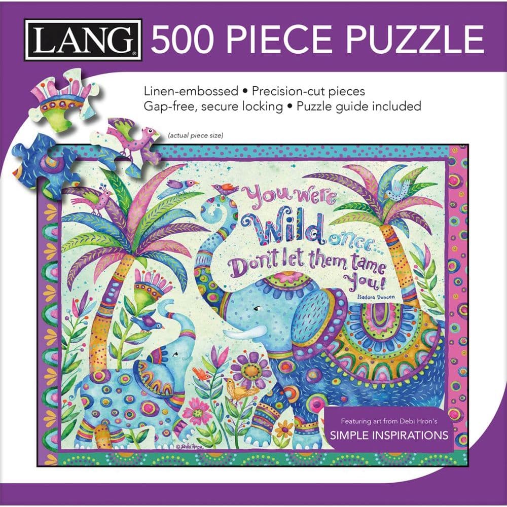 Electric Elephants 500 Piece Puzzle 2nd Product Detail  Image width=&quot;1000&quot; height=&quot;1000&quot;