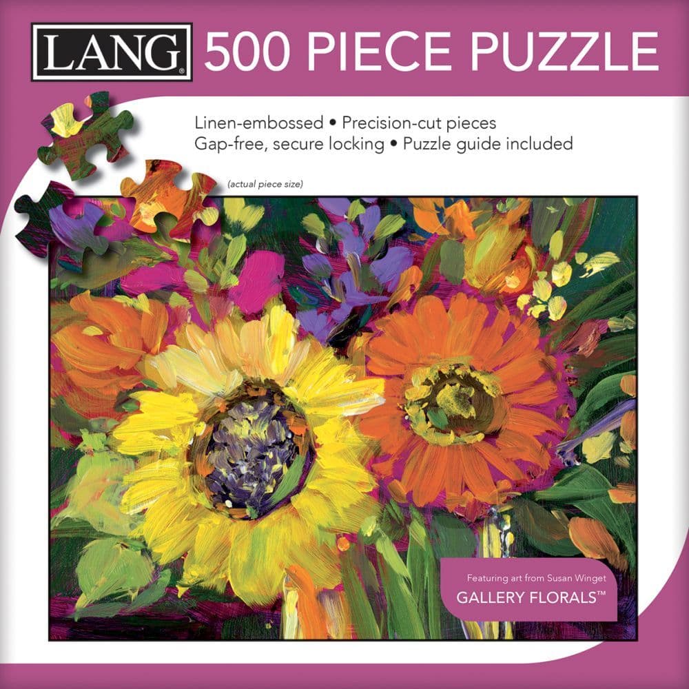 Gallery Florals 500 Piece Puzzle 3rd Product Detail  Image width=&quot;1000&quot; height=&quot;1000&quot;