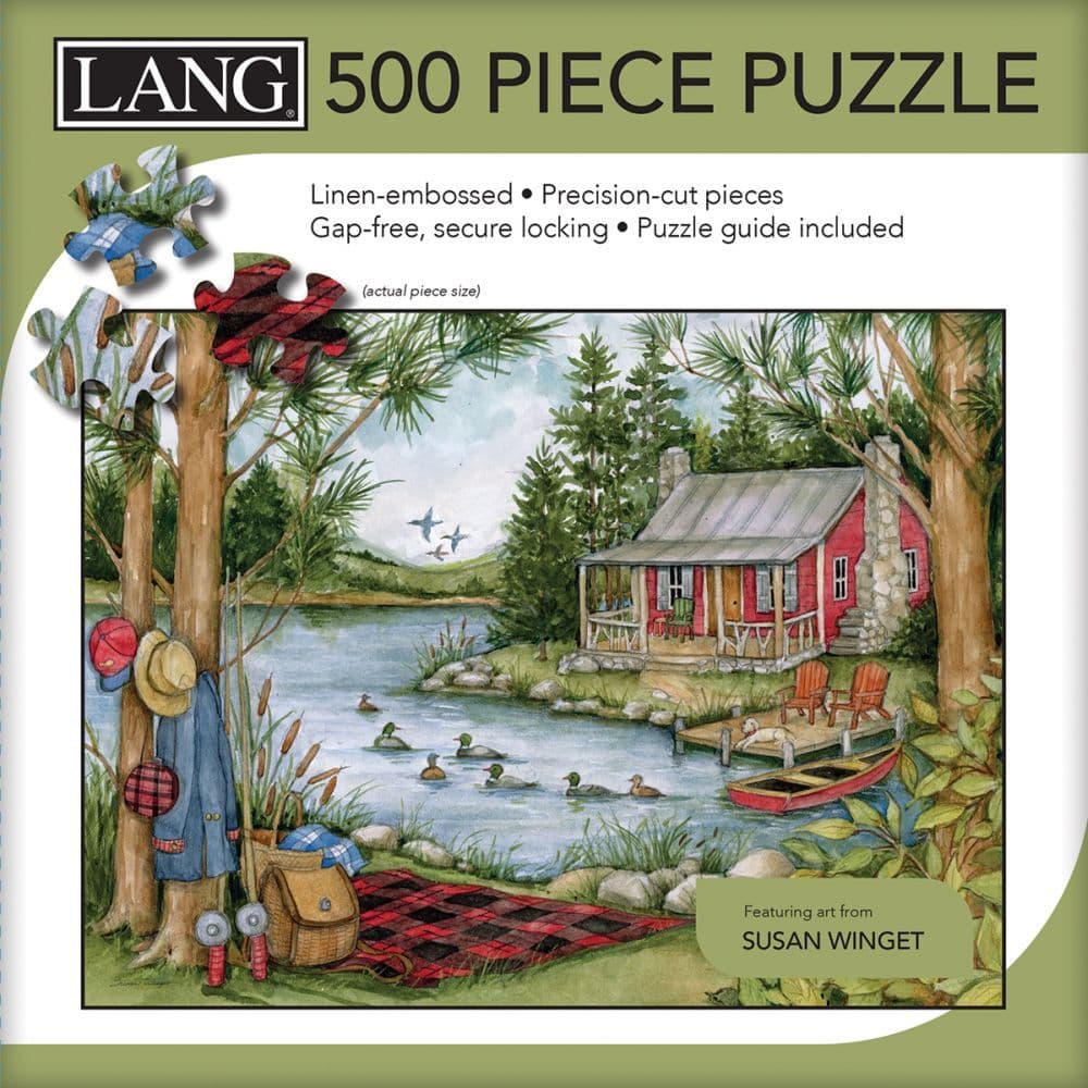 Picnic By The Lake 500 Piece Puzzle 