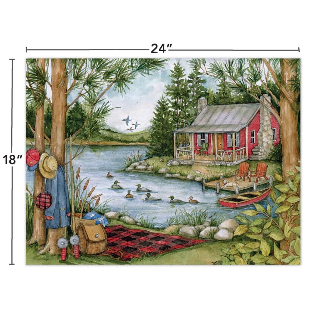 Picnic By The Lake 500 Piece Puzzle 5th Product Detail  Image width=&quot;1000&quot; height=&quot;1000&quot;