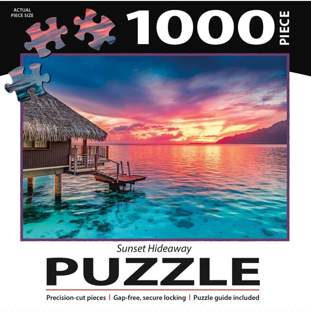 Sunset Hideaway 1000 Piece Puzzle 3rd Product Detail  Image width=&quot;1000&quot; height=&quot;1000&quot;