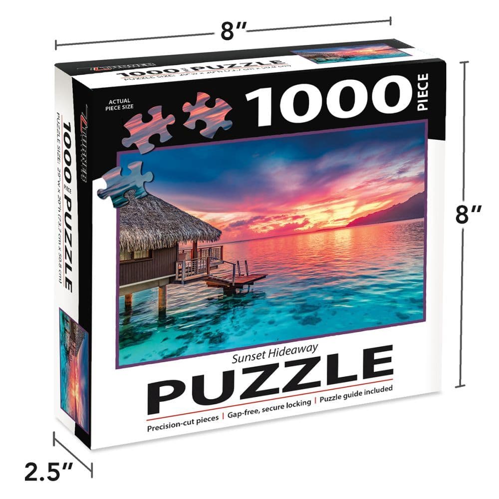 Sunset Hideaway 1000 Piece Puzzle 4th Product Detail  Image width=&quot;1000&quot; height=&quot;1000&quot;