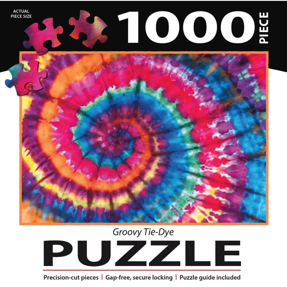 Groovy Tie Dye 1000 Piece Puzzle 3rd Product Detail  Image width=&quot;1000&quot; height=&quot;1000&quot;