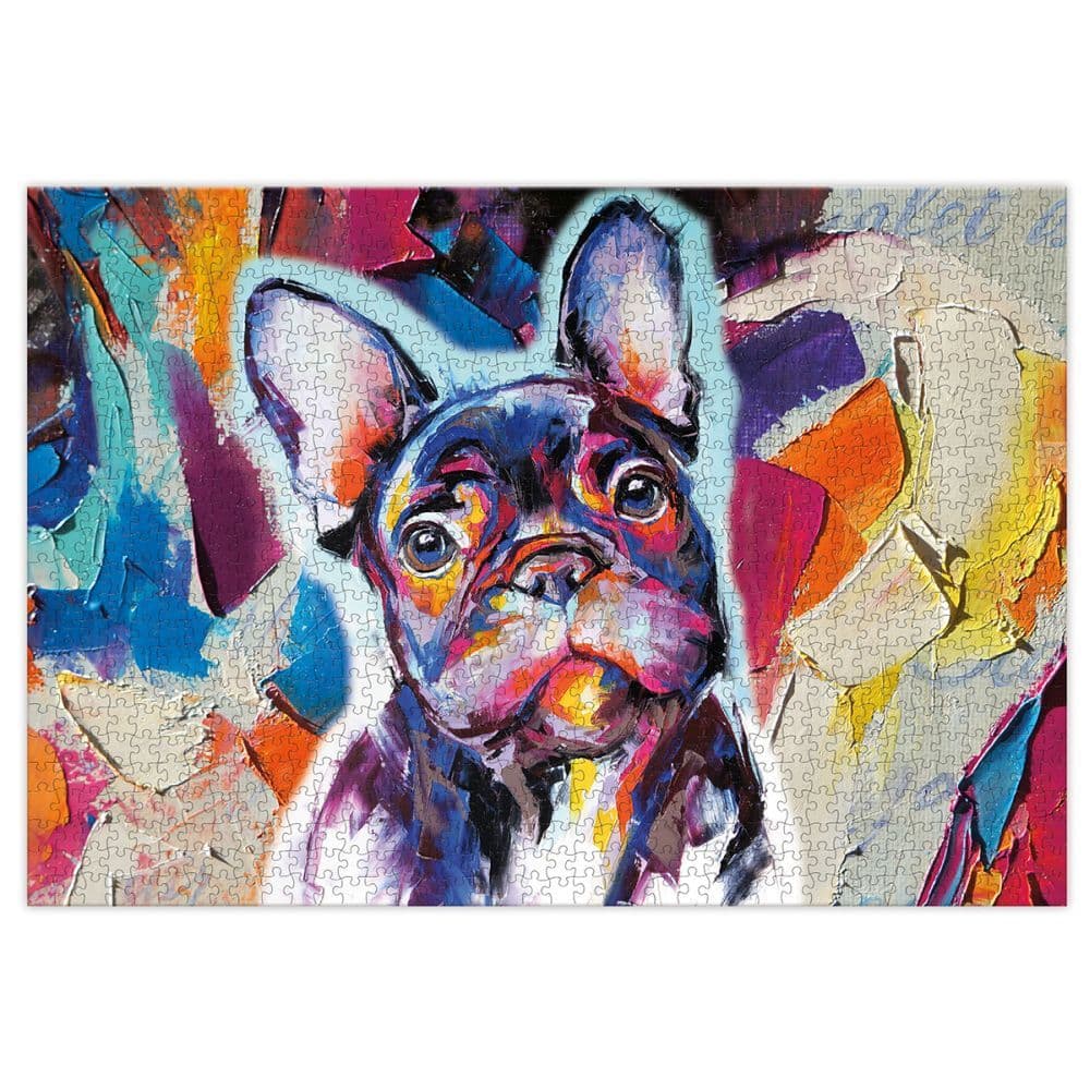 Frenchy Portrait 1000 Piece Puzzle 2nd Product Detail  Image width=&quot;1000&quot; height=&quot;1000&quot;