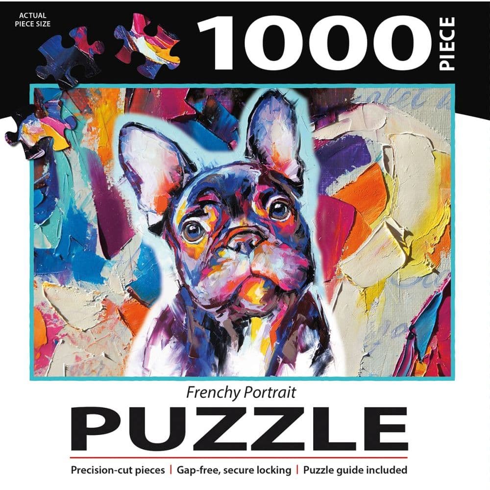 Frenchy Portrait 1000 Piece Puzzle 3rd Product Detail  Image width=&quot;1000&quot; height=&quot;1000&quot;