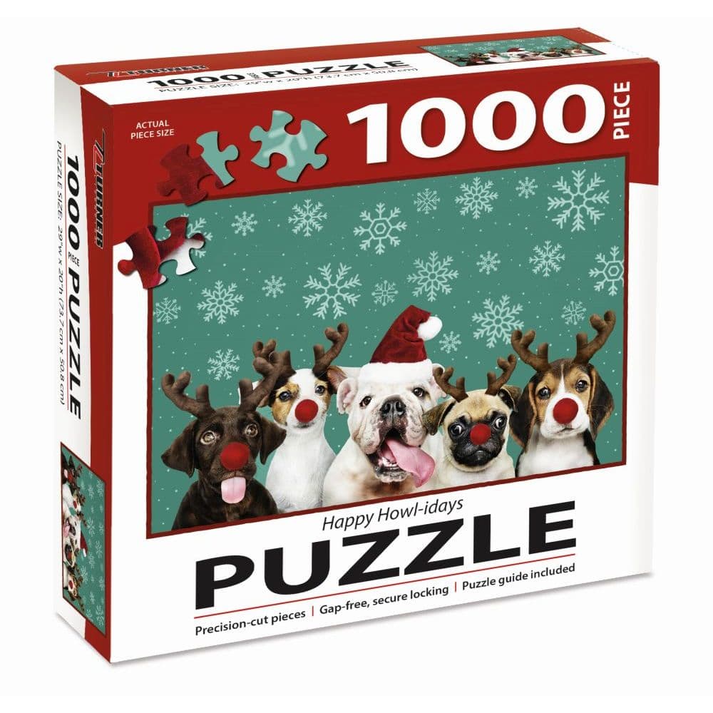 Happy Howl Idays 1000 Piece Puzzle Main Product  Image width=&quot;1000&quot; height=&quot;1000&quot;