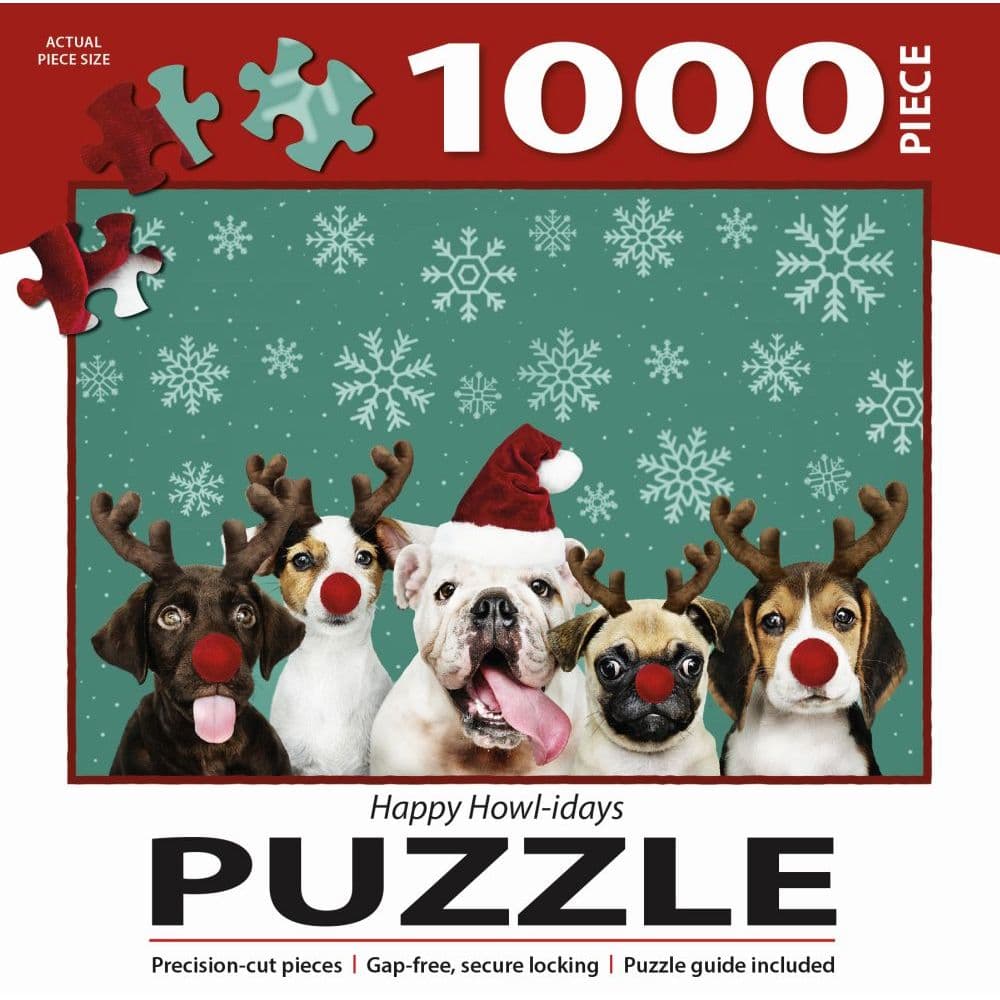 Happy Howl Idays 1000 Piece Puzzle 3rd Product Detail  Image width=&quot;1000&quot; height=&quot;1000&quot;