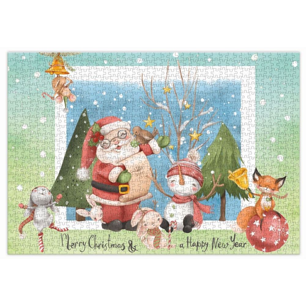 Greetings From Santa 1000 Piece Puzzle 2nd Product Detail  Image width=&quot;1000&quot; height=&quot;1000&quot;