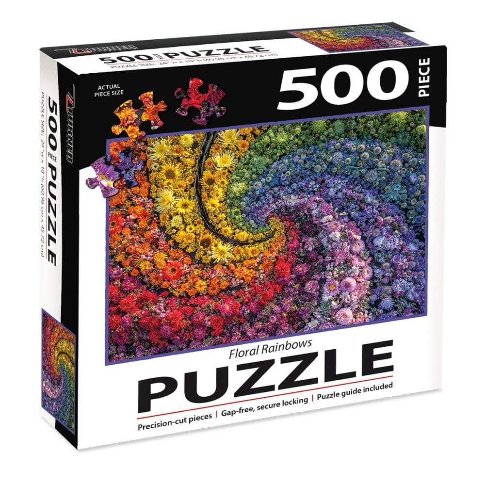 Floral Rainbows 500 Piece Puzzle Main Product  Image width=&quot;1000&quot; height=&quot;1000&quot;