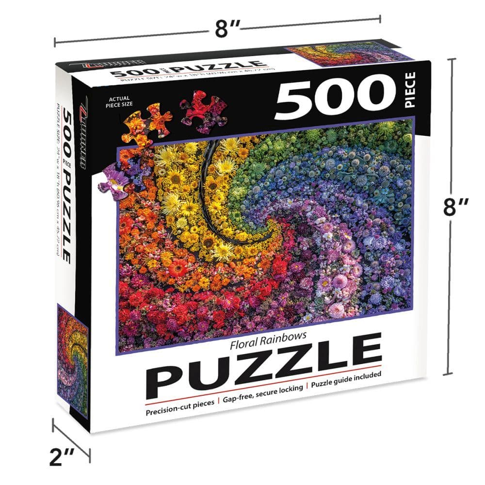 Floral Rainbows 500 Piece Puzzle 4th Product Detail  Image width=&quot;1000&quot; height=&quot;1000&quot;