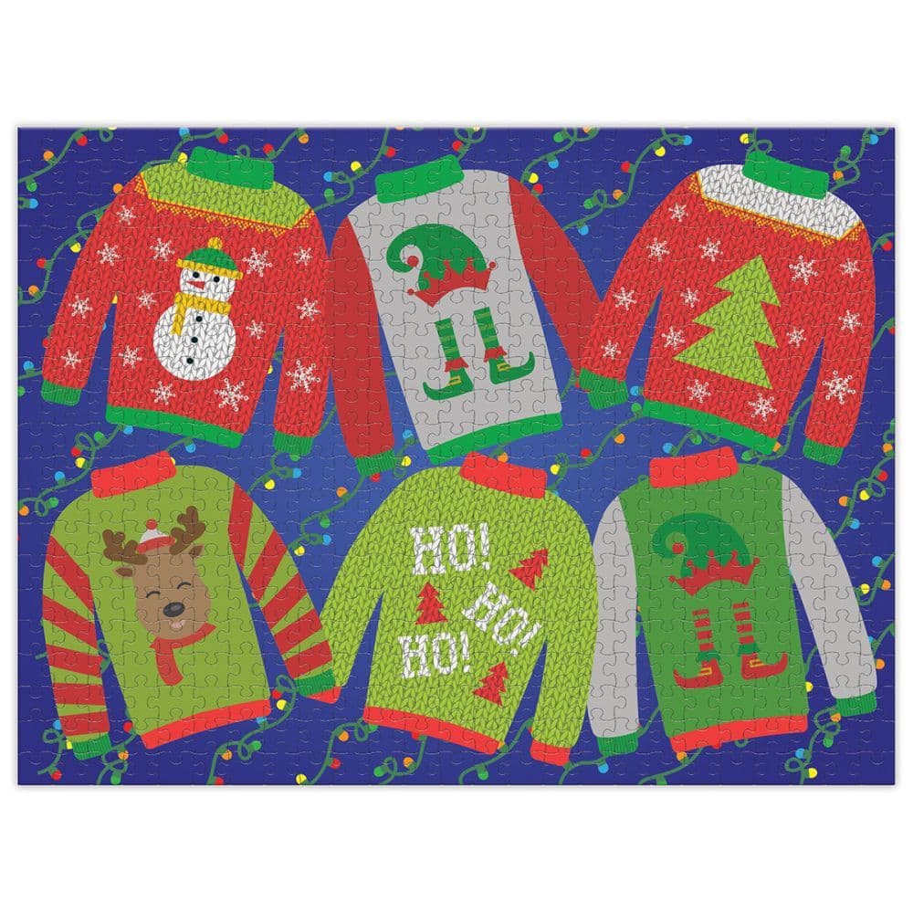 Ugly Sweater Party 500 Piece Puzzle 2nd Product Detail  Image width=&quot;1000&quot; height=&quot;1000&quot;