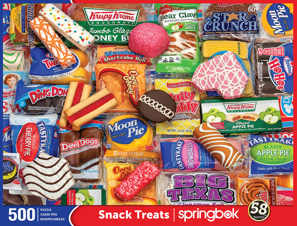 image Snack Treats 500 Piece Puzzle Main Image