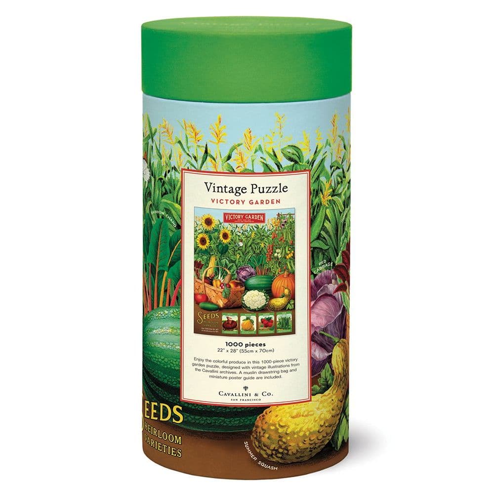 Victory Garden 1000 Piece Puzzle by Cavallini 3rd Product Detail  Image width="1000" height="1000"