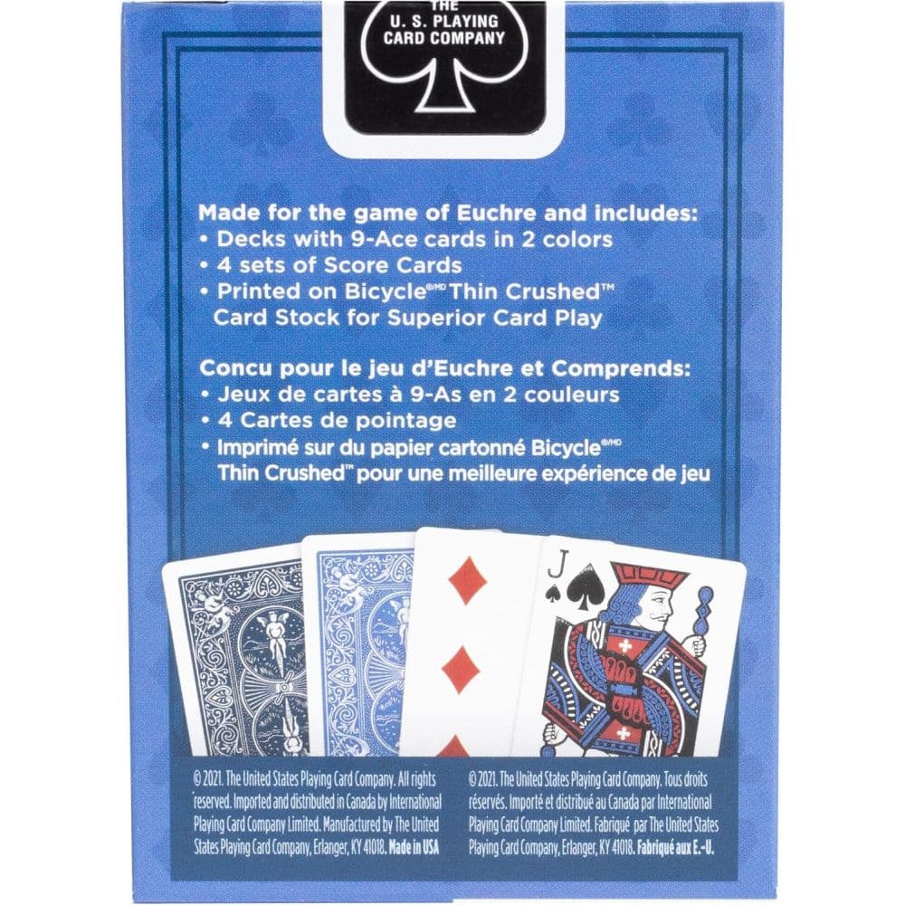 Bicycle Euchre Playing Cards 2-Deck Set Ninth Alternate Image