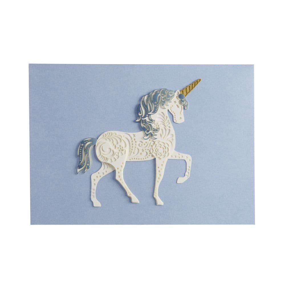 Unicorn White Birthday Card 2nd Product Detail  Image width=&quot;1000&quot; height=&quot;1000&quot;