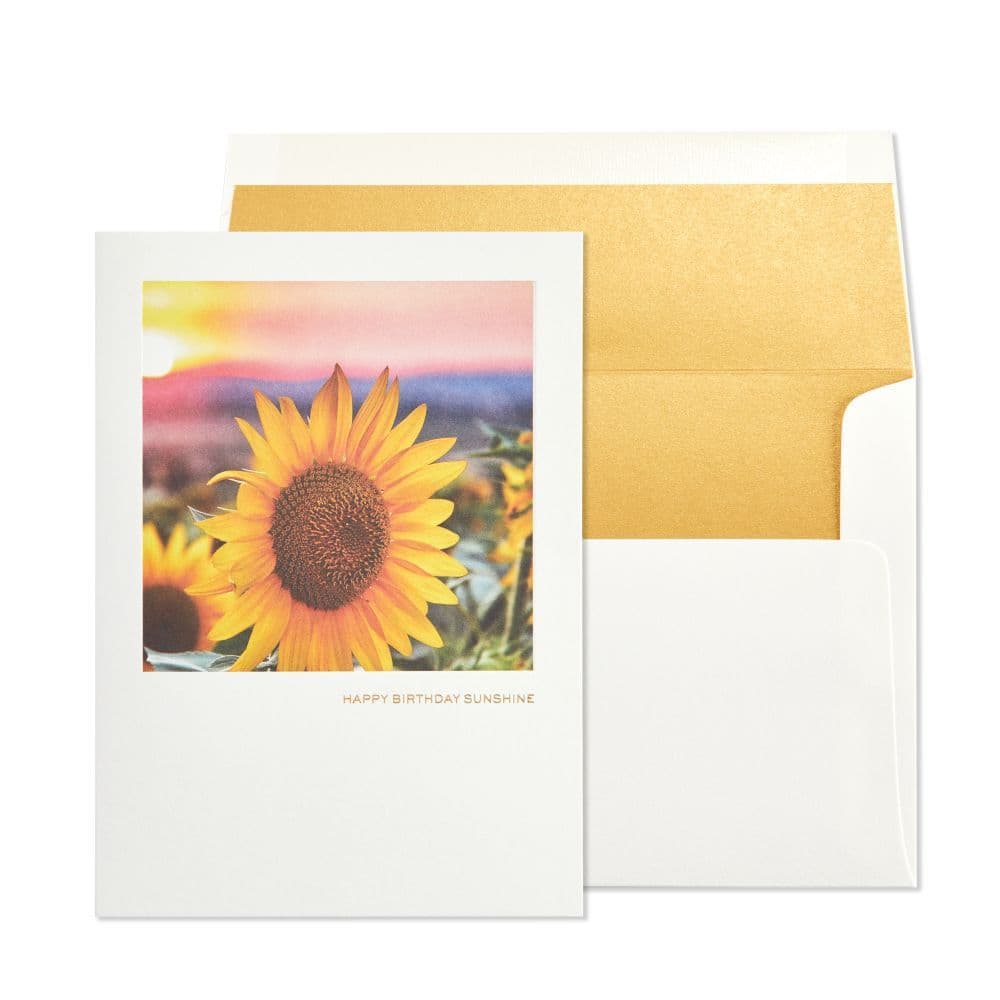 Sunflower Photo Birthday Card Main Product  Image width="1000" height="1000"
