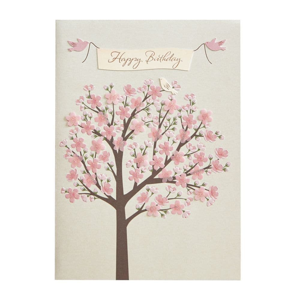 Cherry Blossom Tree Birthday Card 2nd Product Detail  Image width=&quot;1000&quot; height=&quot;1000&quot;