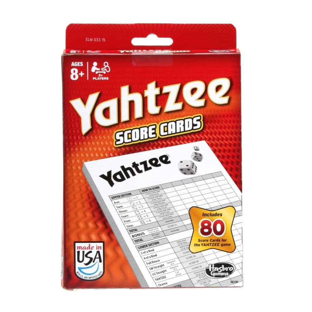 image Yahtzee Score Pad Main Image