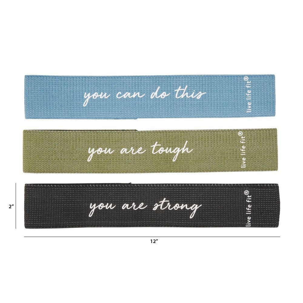 3 Pack Resistance Bands Dark 4th Product Detail  Image width="1000" height="1000"
