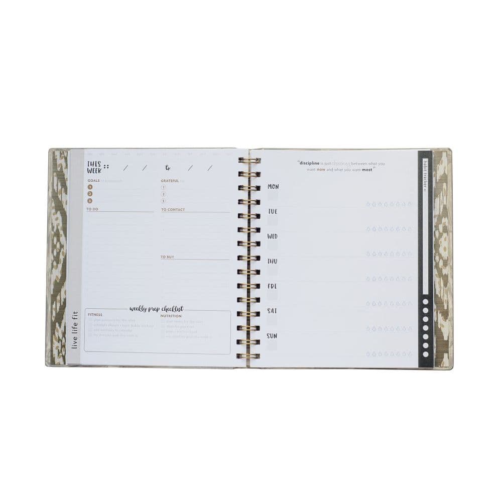 Weekly Undated Planner Grey 5th Product Detail  Image width=&quot;1000&quot; height=&quot;1000&quot;