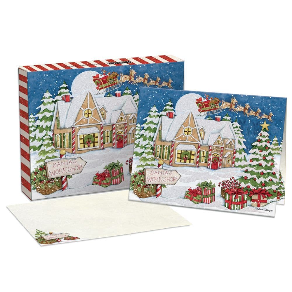 Santas Workshop Greeting Card Main Product  Image width=&quot;1000&quot; height=&quot;1000&quot;