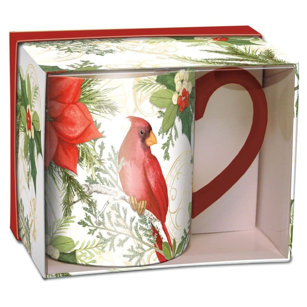 Poinsettia Cardinal 14 oz Mug 4th Product Detail  Image width=&quot;1000&quot; height=&quot;1000&quot;