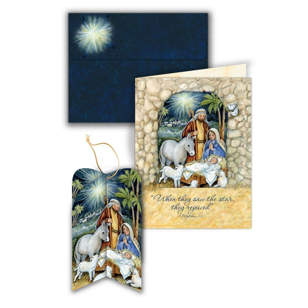 Nativity Ornament Christmas Card - Calendars.com
