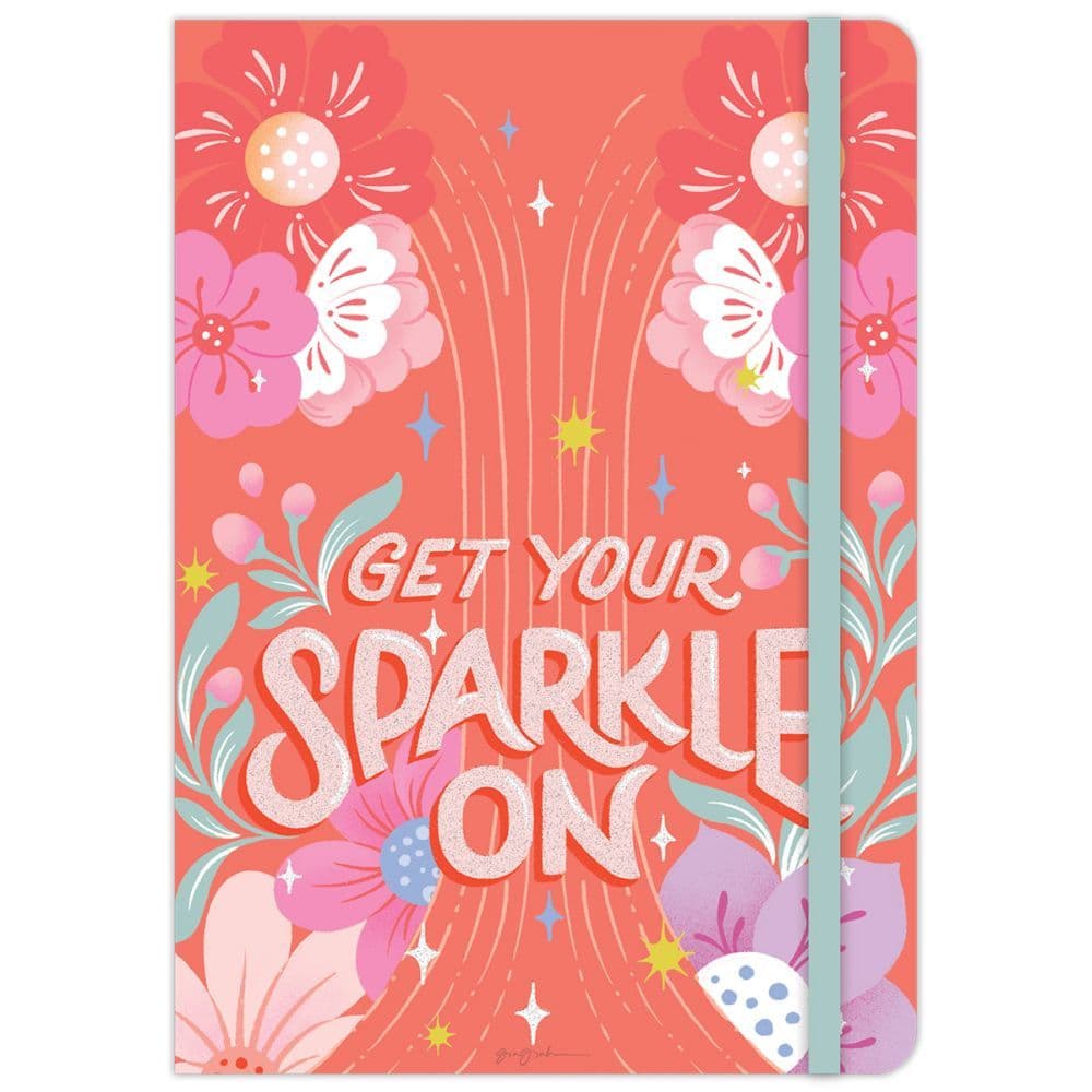 Glitter Sparkle Saddle Sewn Journal Main Product  Image width=&quot;1000&quot; height=&quot;1000&quot;