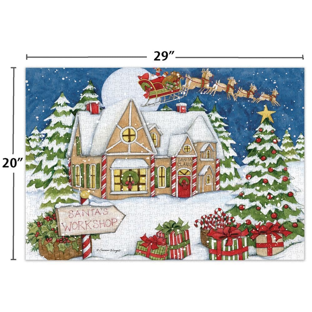 Santas Workshop 1000pc Puzzle 4th Product Detail  Image width="1000" height="1000"