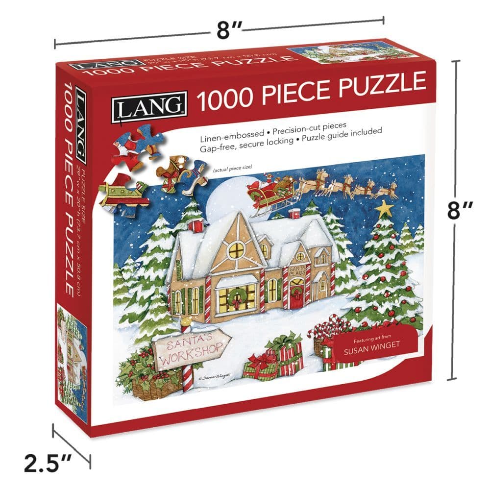 Santas Workshop 1000pc Puzzle 5th Product Detail  Image width="1000" height="1000"