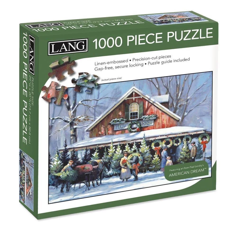 Christmas At The Flower Market 1000 Piece Puzzle Main Product  Image width=&quot;1000&quot; height=&quot;1000&quot;