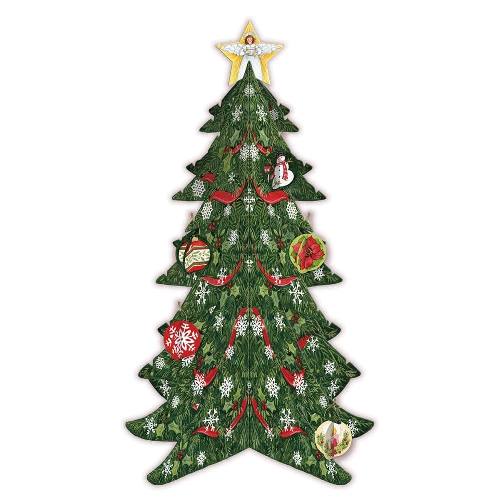 Christmas Tree 3D Greeting Card Main Product  Image width="1000" height="1000"