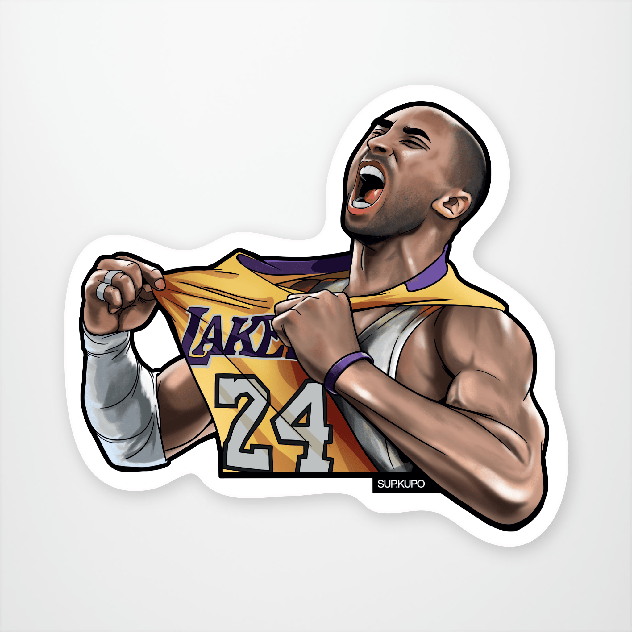 Kobe Bryant (SupKupo) Sticker - Calendars.com