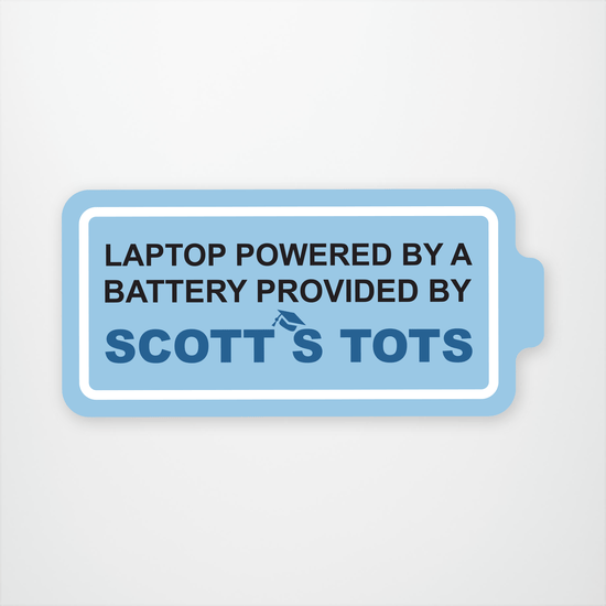Scotts Tots Sticker Main Product  Image width="1000" height="1000"