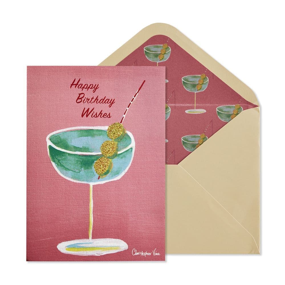 Martini Greeting Card Main Product  Image width=&quot;1000&quot; height=&quot;1000&quot;