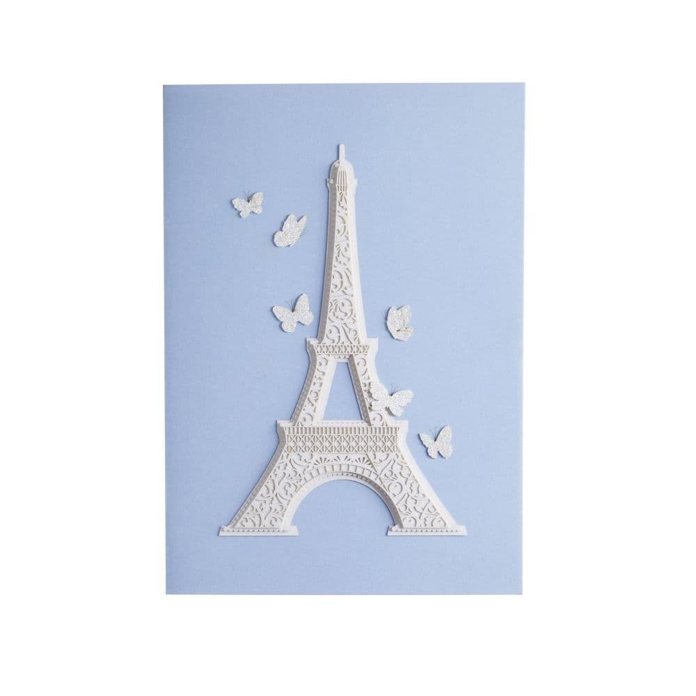 Laser Cut Eiffel Tower Greeting Card 2nd Product Detail  Image width=&quot;1000&quot; height=&quot;1000&quot;