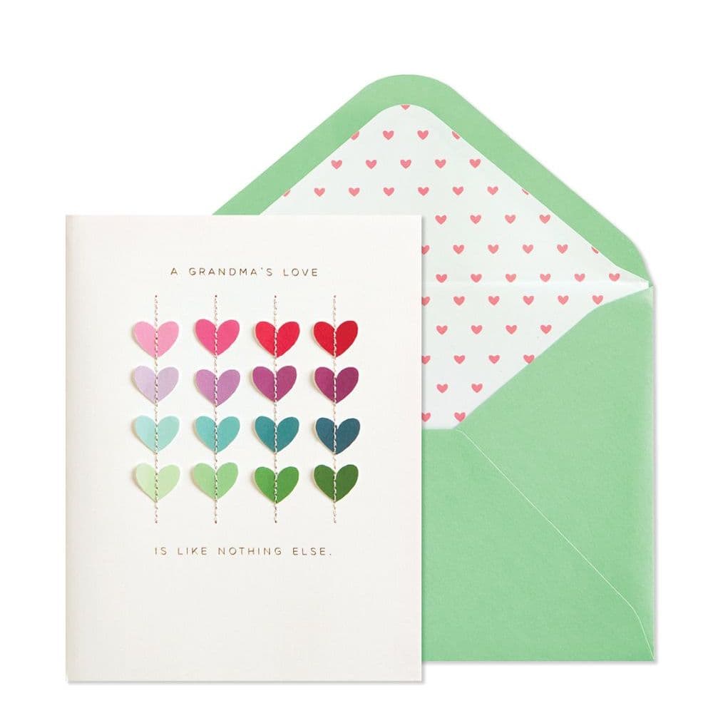 Hearts Grandma Birthday Card - Calendars.com