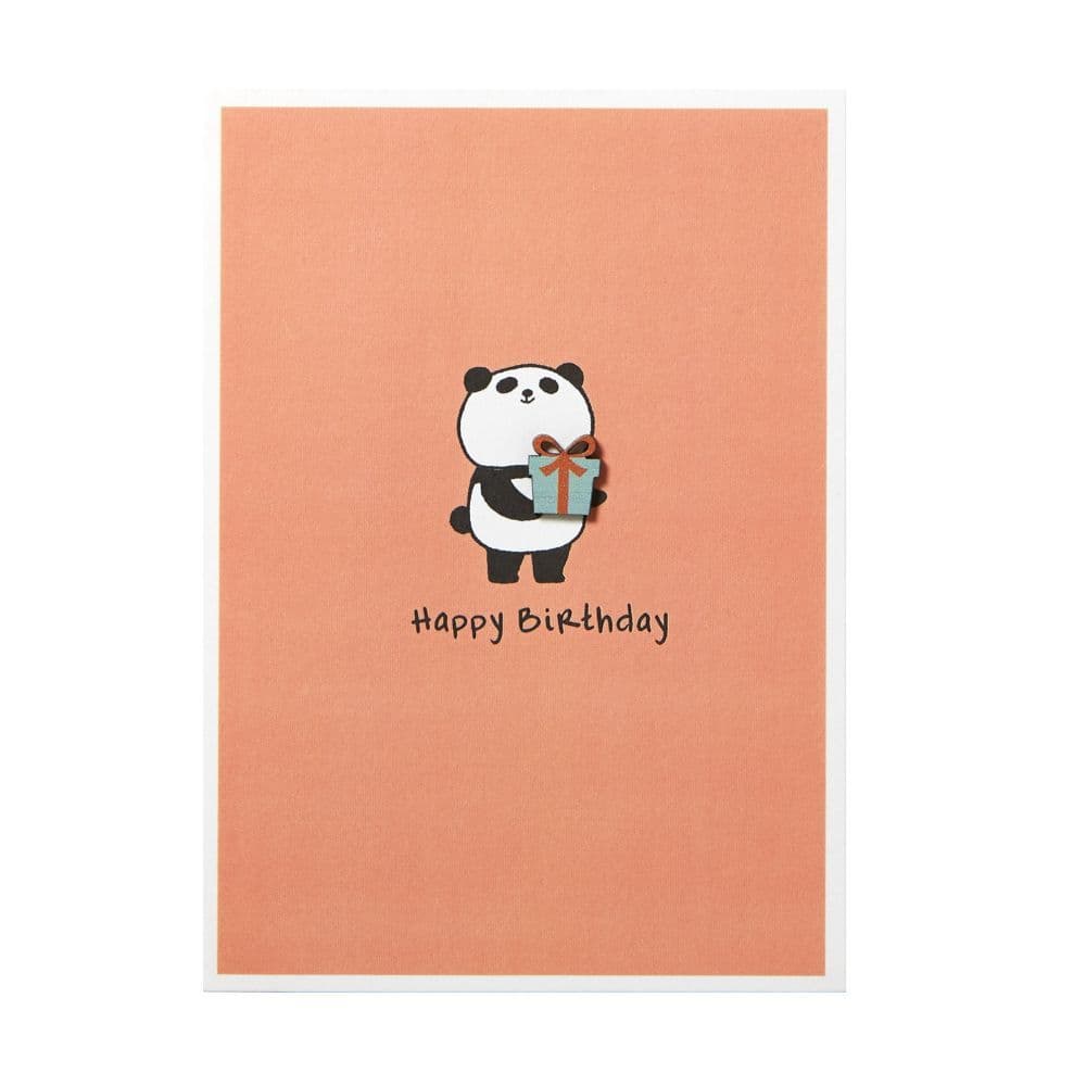 Panda with Present Birthday Card First Alternate Image width=&quot;1000&quot; height=&quot;1000&quot;