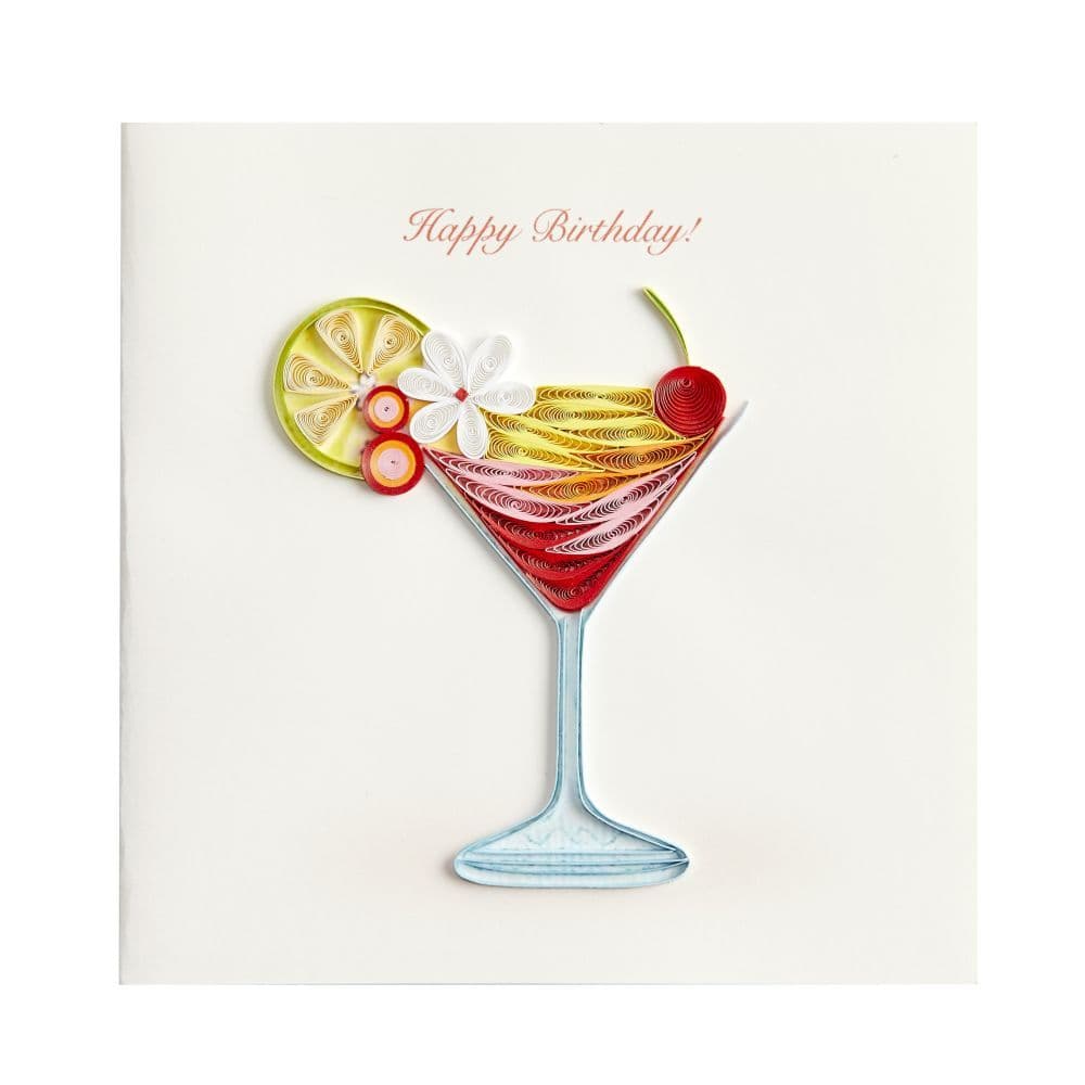 Cheers Martini Greeting Card 2nd Product Detail  Image width=&quot;1000&quot; height=&quot;1000&quot;