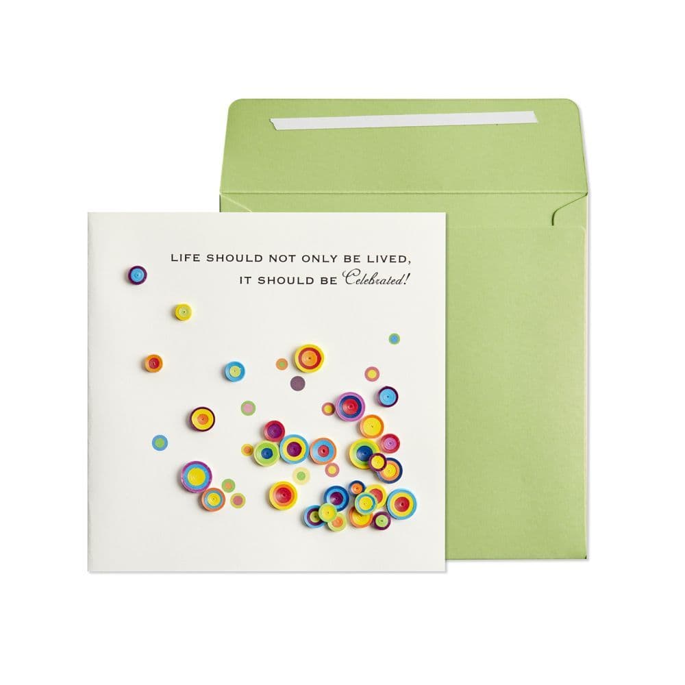 Dot With Quote Greeting Card Main Product  Image width=&quot;1000&quot; height=&quot;1000&quot;