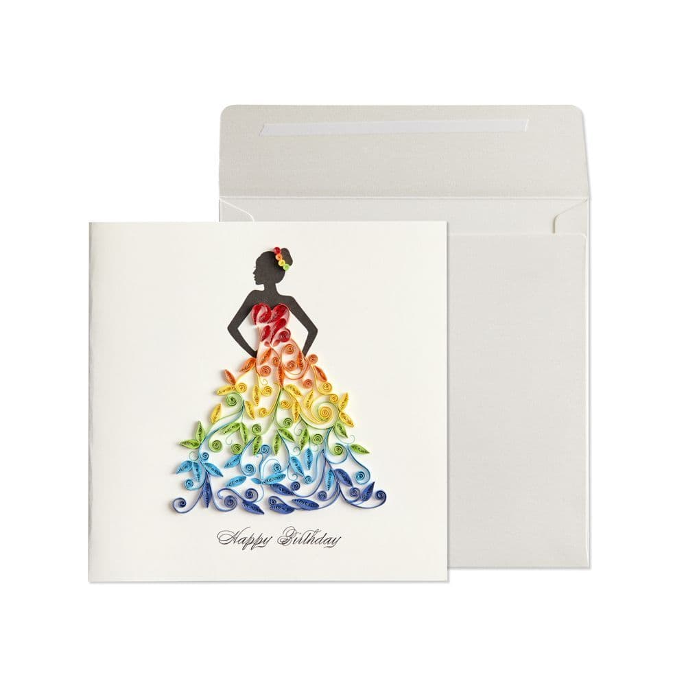 Rainbow Lady Greeting Card Main Product  Image width="1000" height="1000"