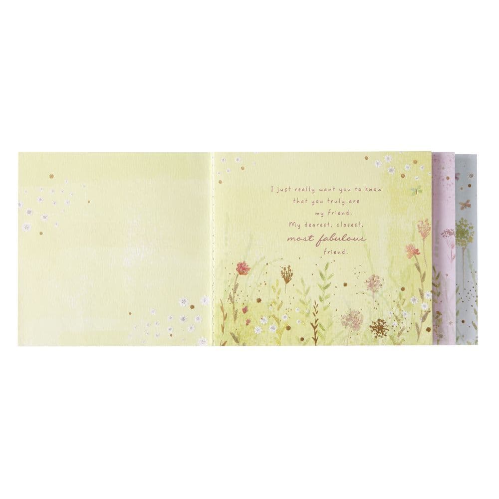 Sister Field Of Flowers Pink Greeting Card 2nd Product Detail  Image width=&quot;1000&quot; height=&quot;1000&quot;